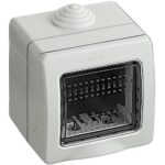 Doză cadru 2 module Matix Bticino 25502, montaj aparent, IP55