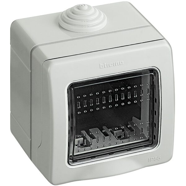 Doză cadru 2 module Matix Bticino 25502, montaj aparent, IP55