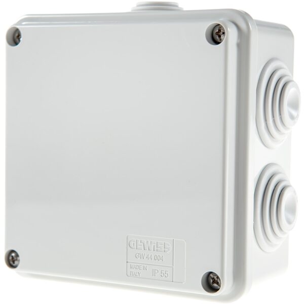 Doza de conexiune Gewiss GW44004, montaj aparent, 100x100x50 mm