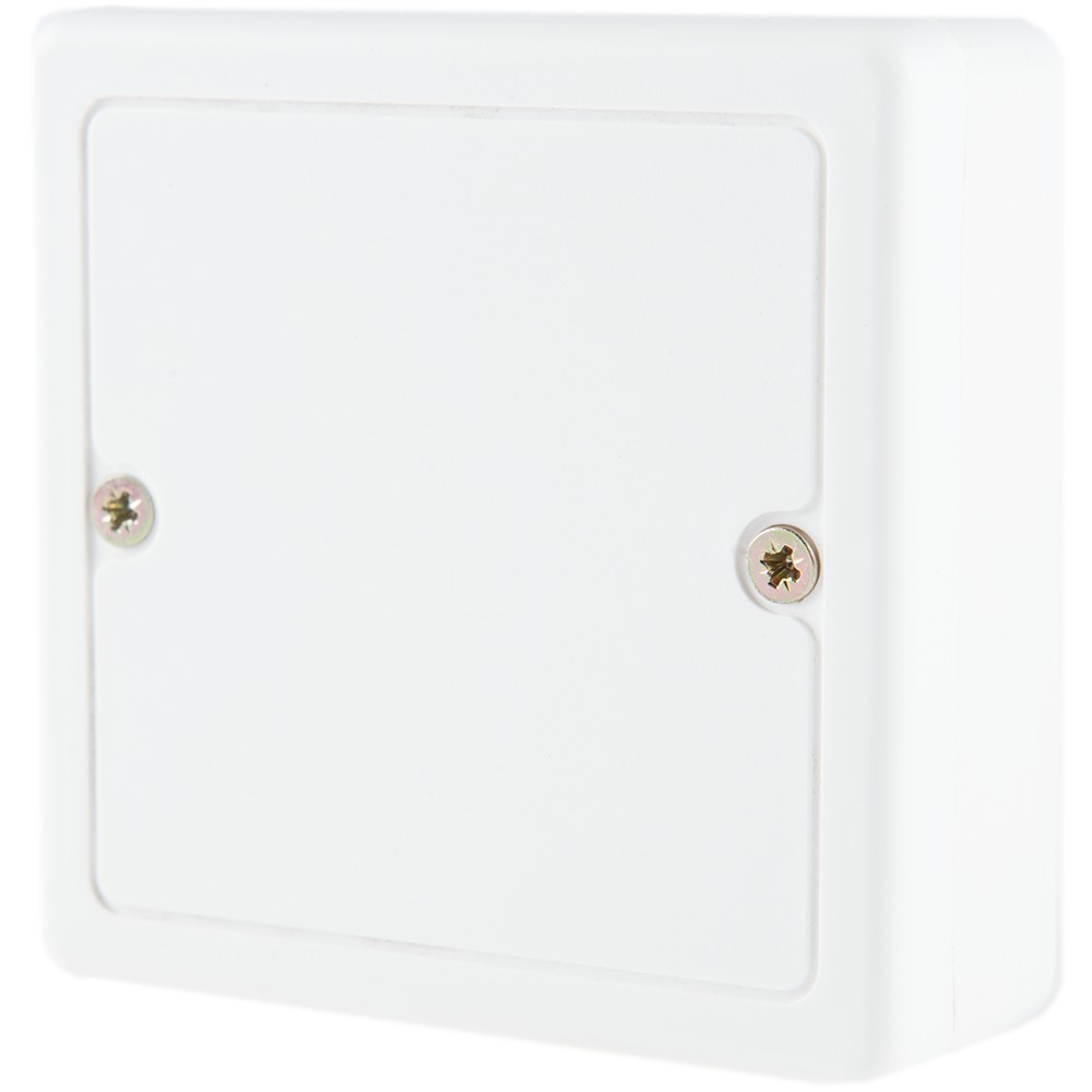 Doza de legatura PAT PVC, montaj aparent, 80 x 80 x 30 mm Doza de legatura PAT PVC, montaj aparent, 80 x 80 x 30 mm