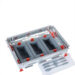 Doza pardoseala modulara Legrand, 3 x 4 module, suport orizontal, inaltime reglabila, plastic/otel, 281 x 198 x 81 mm