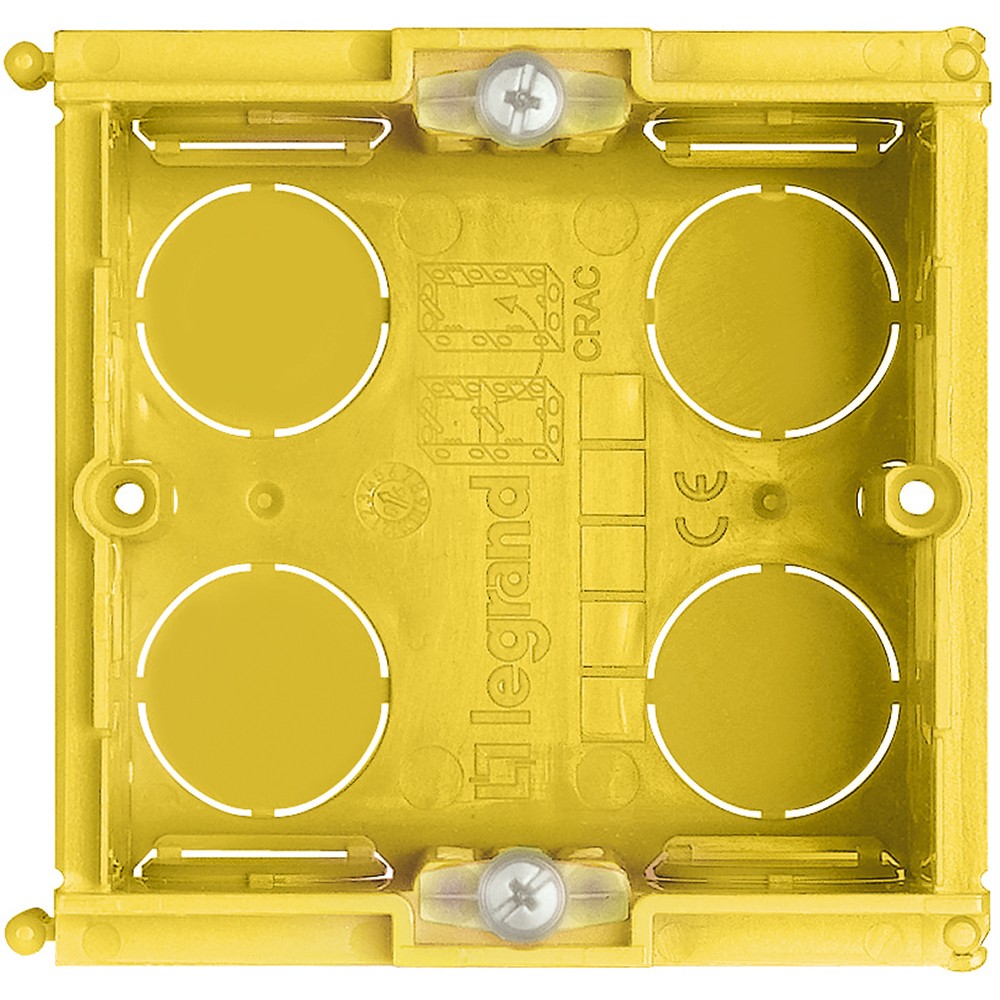 Doza zidarie 2 module Matix Bticino 502E, montaj incastrat Doza zidarie 2 module Matix Bticino 502E, montaj incastrat
