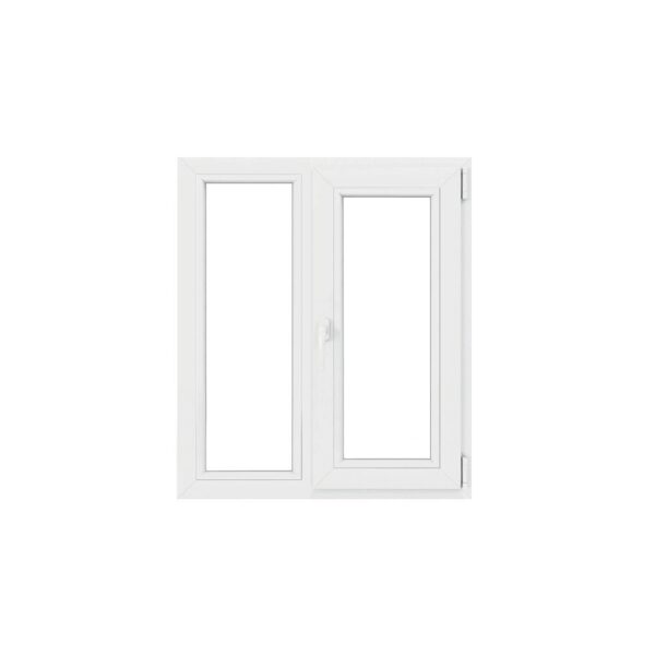 Fereastra PVC, 4 camere, deschidere simpla, dreapta, alb, 120 x 120 cm