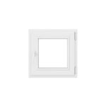 Fereastra PVC, 4 camere, deschidere simpla, dreapta, alb, 50 x 50 cm
