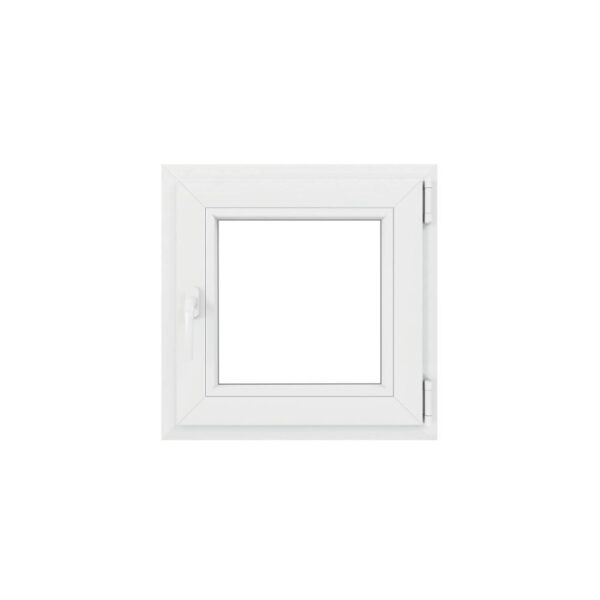 Fereastra PVC, 4 camere, deschidere simpla, dreapta, alb, 50 x 50 cm