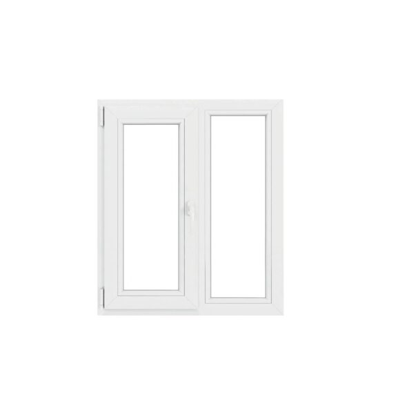 Fereastra PVC, 4 camere, deschidere simpla, stanga, alb, 120 x 120 cm