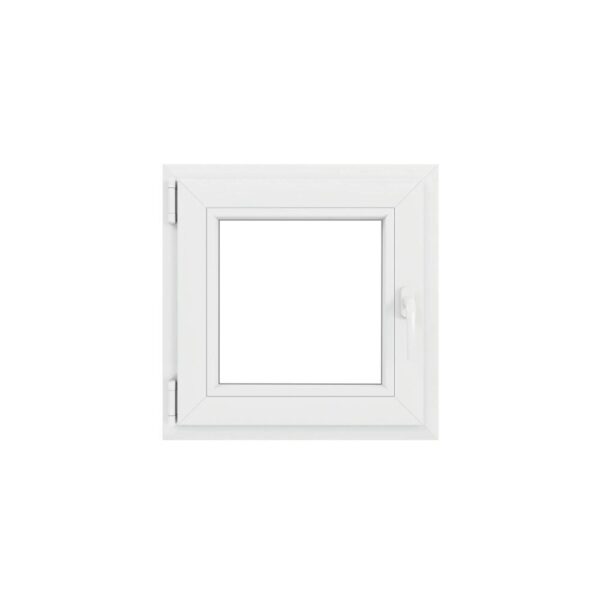 Fereastra PVC, 4 camere, deschidere simpla, stanga, alb, 50 x 50 cm