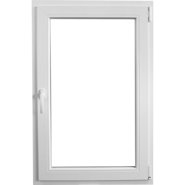 Fereastra PVC, 5 camere, deschidere dreapta oscilobatant, alb, 56 x 86 cm