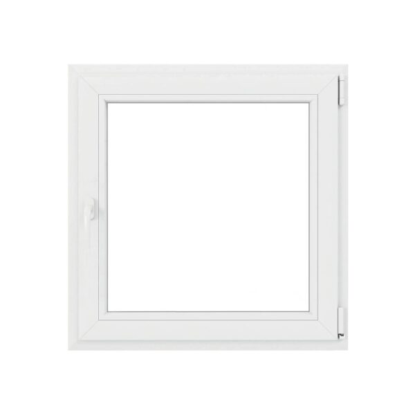 Fereastra PVC, 5 camere, deschidere oscilobatant, dreapta, alb, 100 x 100 cm