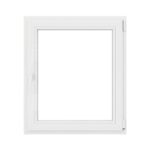 Fereastra PVC, 5 camere, deschidere oscilobatant, dreapta, alb, 100 x 120 cm