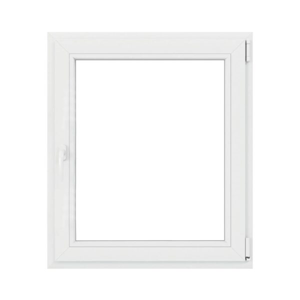 Fereastra PVC, 5 camere, deschidere oscilobatant, dreapta, alb, 100 x 120 cm