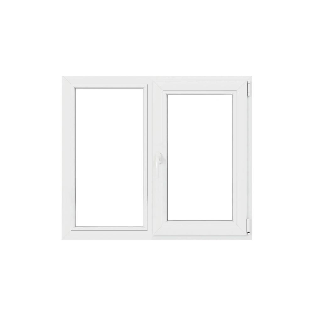 Fereastra PVC, 5 camere, deschidere oscilobatant, dreapta, alb, 150 x 120 cm Fereastra PVC, 5 camere, deschidere oscilobatant, dreapta, alb, 150 x 120 cm