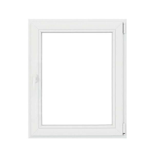 Fereastra PVC, 5 camere, deschidere oscilobatanta, dreapta, alb, 90 x 120 cm