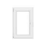 Fereastra PVC, 5 camere, deschidere oscilobatanta, stanga, alb, 60 x 100 cm