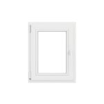 Fereastra PVC, 5 camere, deschidere oscilobatanta, stanga, alb, 60 x 80 cm