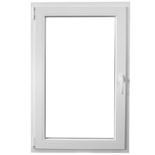 Fereastra PVC, 5 camere, deschidere stanga oscilobatant, alb, 56 x 116 cm