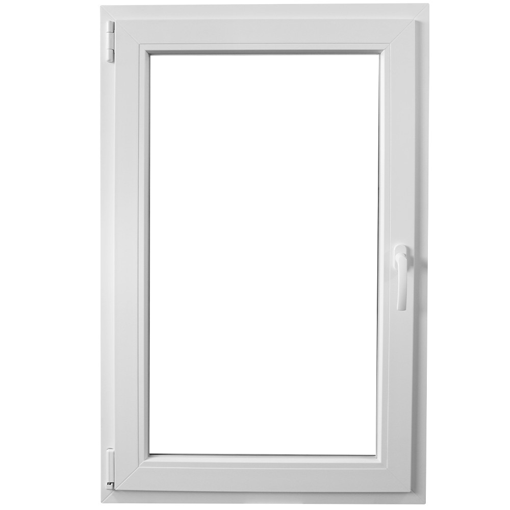 Fereastra PVC, 5 camere, deschidere stanga oscilobatant, alb, 76 x 116 cm Fereastra PVC, 5 camere, deschidere stanga oscilobatant, alb, 76 x 116 cm