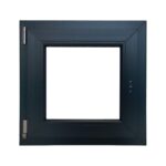 Fereastra PVC Aluplast, 5 camere, gri antracit, 56 x 56 cm, deschidere oscilobatanta stanga