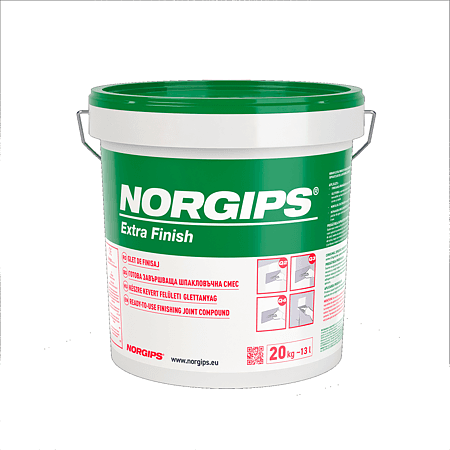 Glet gata preparat Norgips Extra Finish, galeata 20 kg