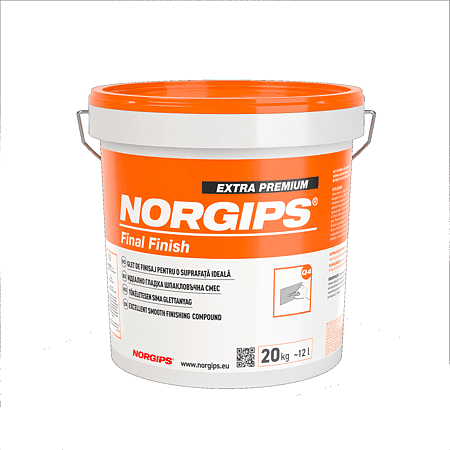 Glet gata preparat Norgips Final Finish, galeata 20 kg