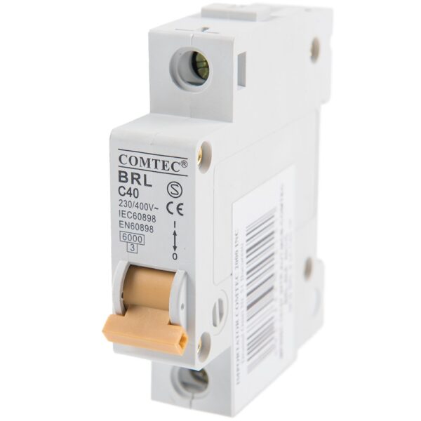Intrerupator automat BRL 6kA MCB, Comtec 1P, 40A