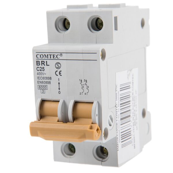 Intrerupator automat BRL 6kA MCB, Comtec 2P, 25A