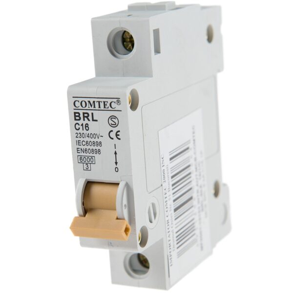 Intrerupator automat Comtec BRL 6kA MCB, 1P, 16 A