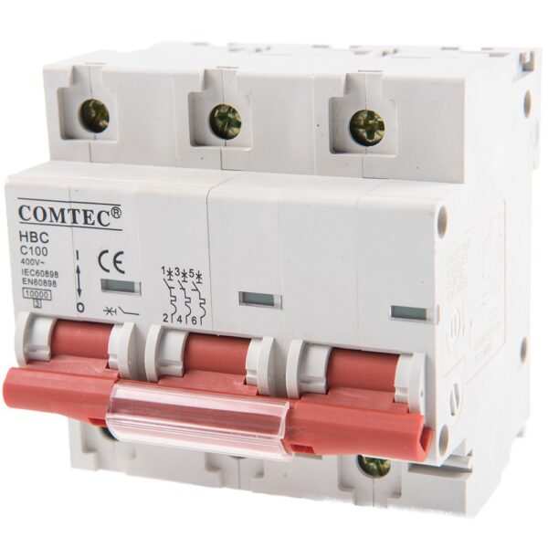 Intrerupator automat Comtec (MCB)-HBC, 3P, 100A