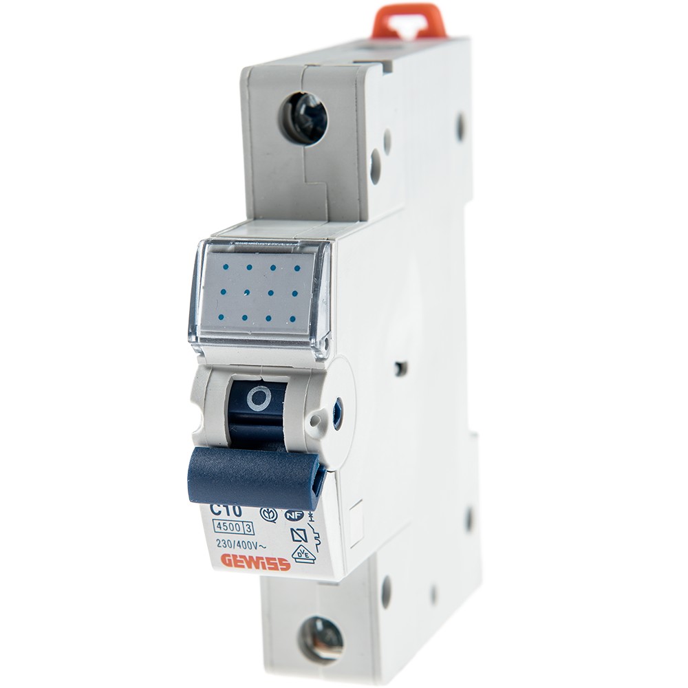 Intrerupator automat Gewiss GW92106, 1P, 10A Intrerupator automat Gewiss GW92106, 1P, 10A