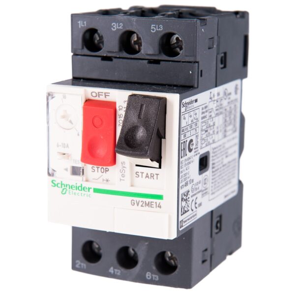 Intrerupator automat motor TeSys GV2,3P, Schneider GV2ME14AP, 6-10A