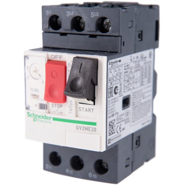 Intrerupator automat motor TeSys GV2,3P, Schneider GV2ME20AP, 13-18A
