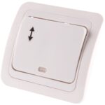 Întrerupător cap-scară Comtec 2000 Eco Premium, IP20, montaj încastrat, alb