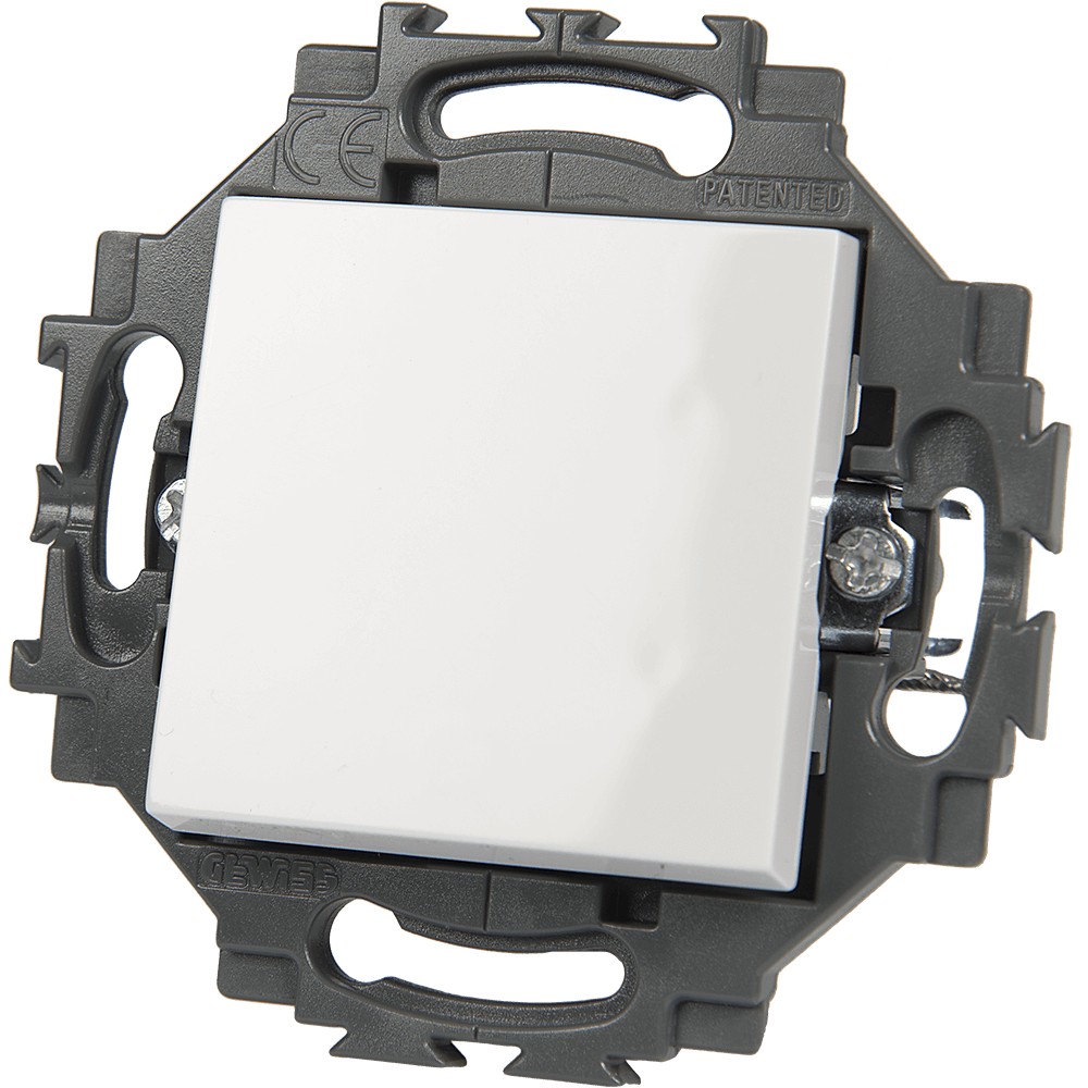 Întrerupător cap scară cu LED Gewiss Dahlia GW35012W, 1P - 10 AX Întrerupător cap scară cu LED Gewiss Dahlia GW35012W, 1P - 10 AX