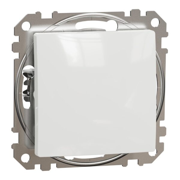 Întrerupător cap scară Schneider Sedna SDD111106, IP20, montaj încastrat, alb 73 x 73 x 24 mm