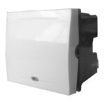 Întrerupător cu led și clapa doua module 16A alb Esperia