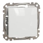 Întrerupător simplu cu revenire Schneider Sedna SDD111111, încastrat, pentru interior, termoplastic, alb