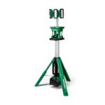 Lampa LED cu trepied Hikoki, cu acumulator, 4000 lm, IP55, 215 cm