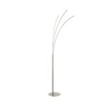 Lampadar Villa Franca, LED, aluminiu, 3 X 6.7W, nichel, 187 cm