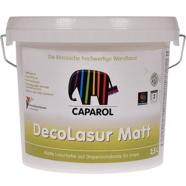 Lazură mată Capadecor DecoLasur Matt, 2,5 l