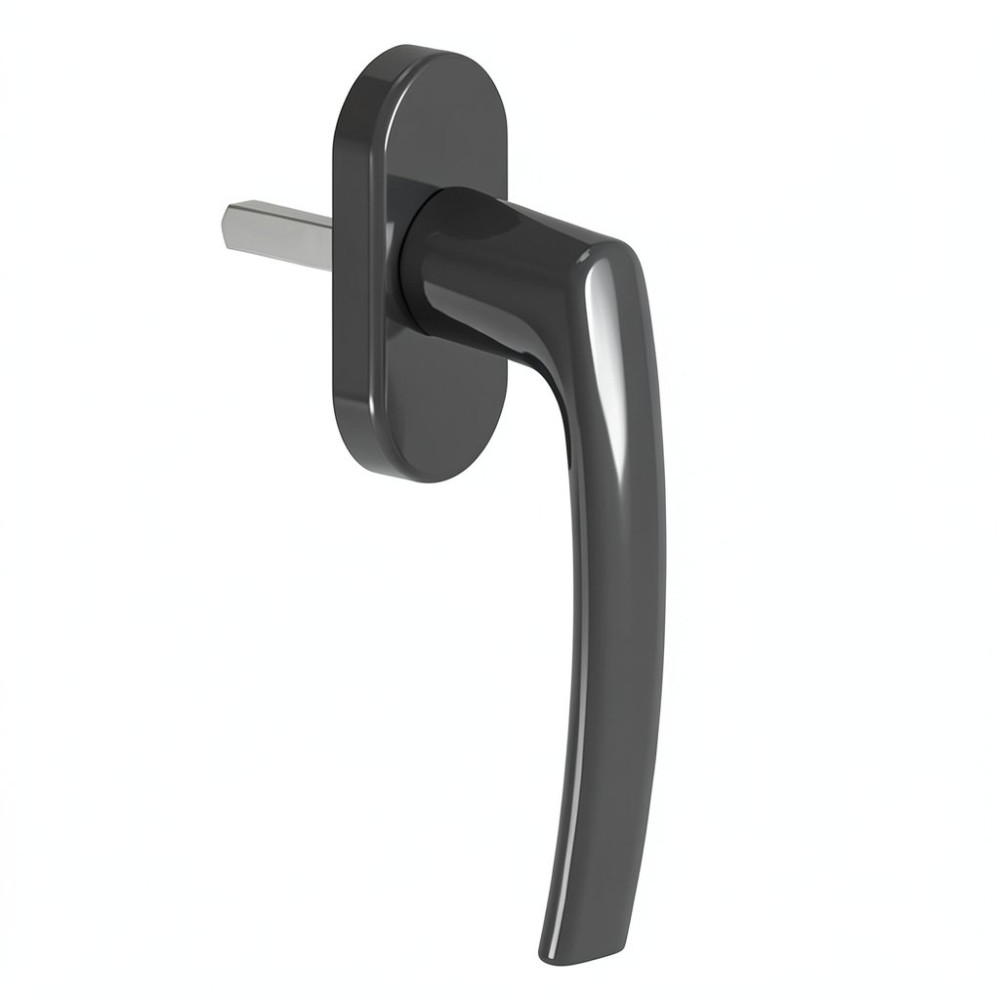 Maner pentru fereastra PVC, aluminiu, antracit Maner pentru fereastra PVC, aluminiu, antracit