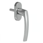 Maner pentru fereastra PVC, aluminiu, argintiu