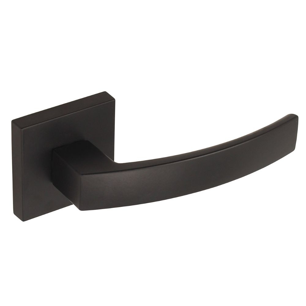 Maner usa Gamet, patrat, zamac, negru, 126 x 40 mm Maner usa Gamet, patrat, zamac, negru, 126 x 40 mm