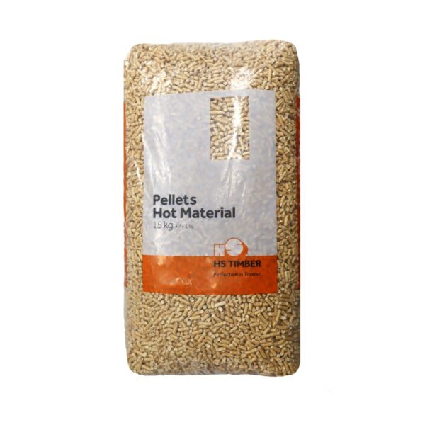 Peleti din rumegus de molid HS Timber (Schweighofer), sac 15 kg, DINplus
