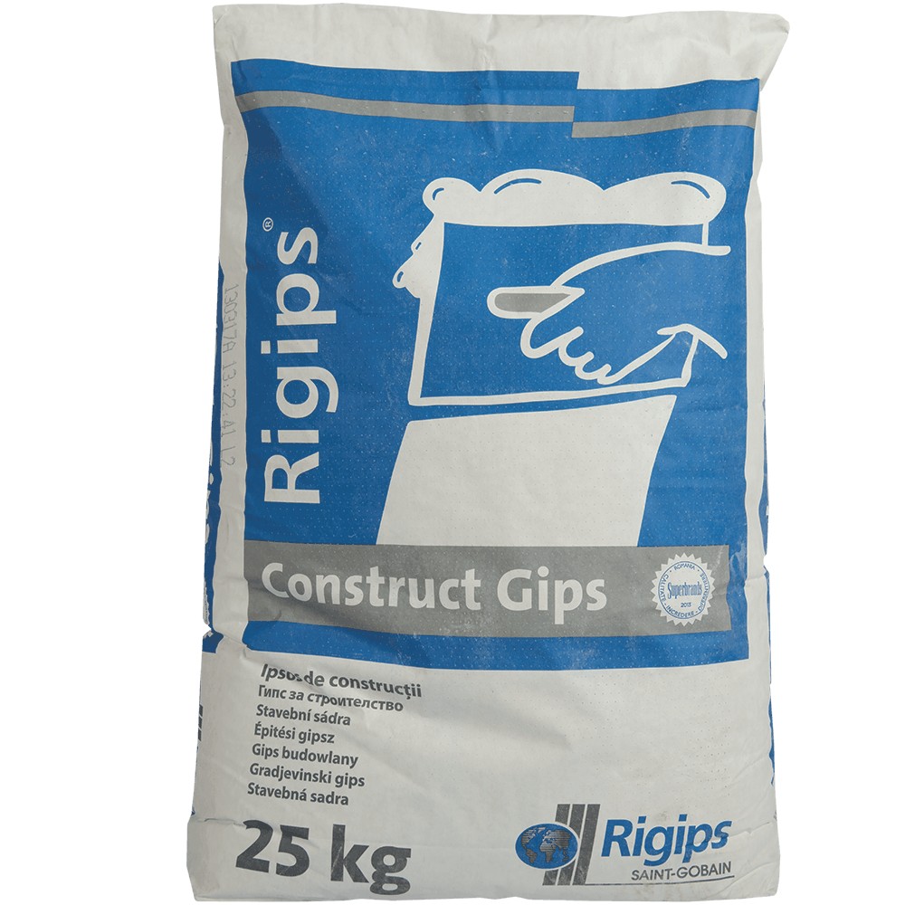 Ipsos pentru constructii Rigips Construct Gips, 25 kg Ipsos pentru constructii Rigips Construct Gips, 25 kg