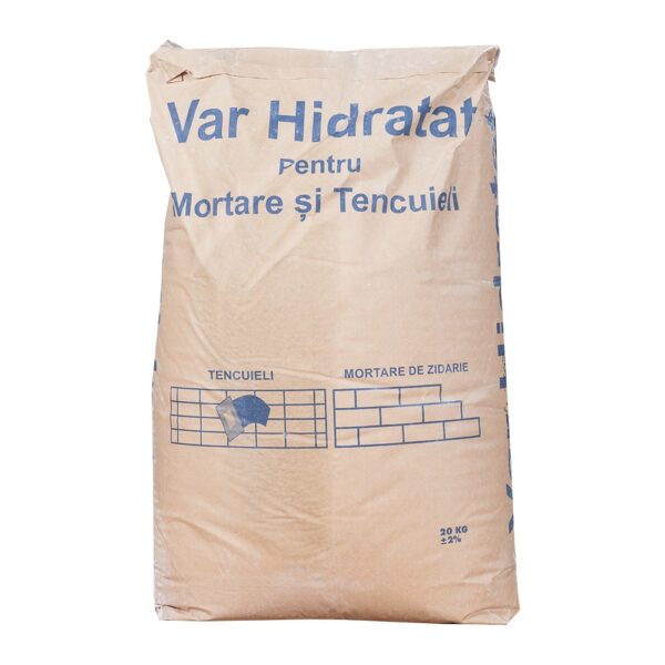 Var hidratat pentru mortare si tencuiala Carmeuse, sac 20 kg