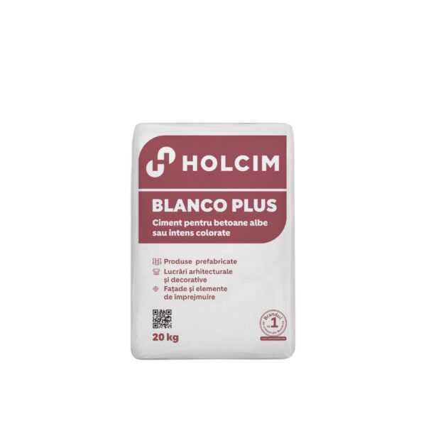 Ciment Blanco Plus CEM I 52.5R alb, 20 kg
