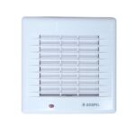 Ventilator de baie cu jaluzele automate Dospel Polo4 100AZ, 100 mm, 100 mc/h, 15 W, alb