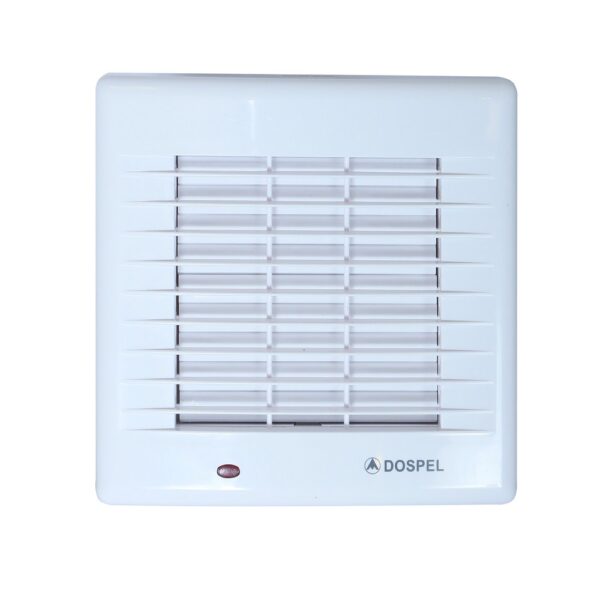 Ventilator de baie cu jaluzele automate Dospel Polo4 100AZ, 100 mm, 100 mc/h, 15 W, alb