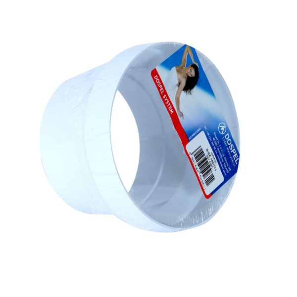 Reductie tubulatura ventilatie Dospel D/RE, 100/125 mm, alba