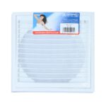 Grila ventilatie Dospel KR150, racord 150 mm, 176 x 176 mm, alba